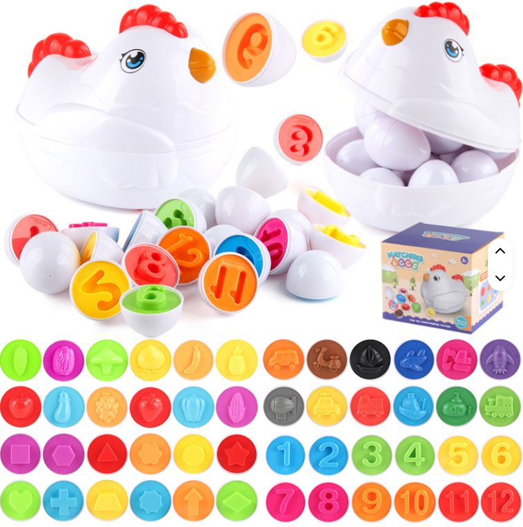 فرخة بيض تطابق (تنمية مهارات)